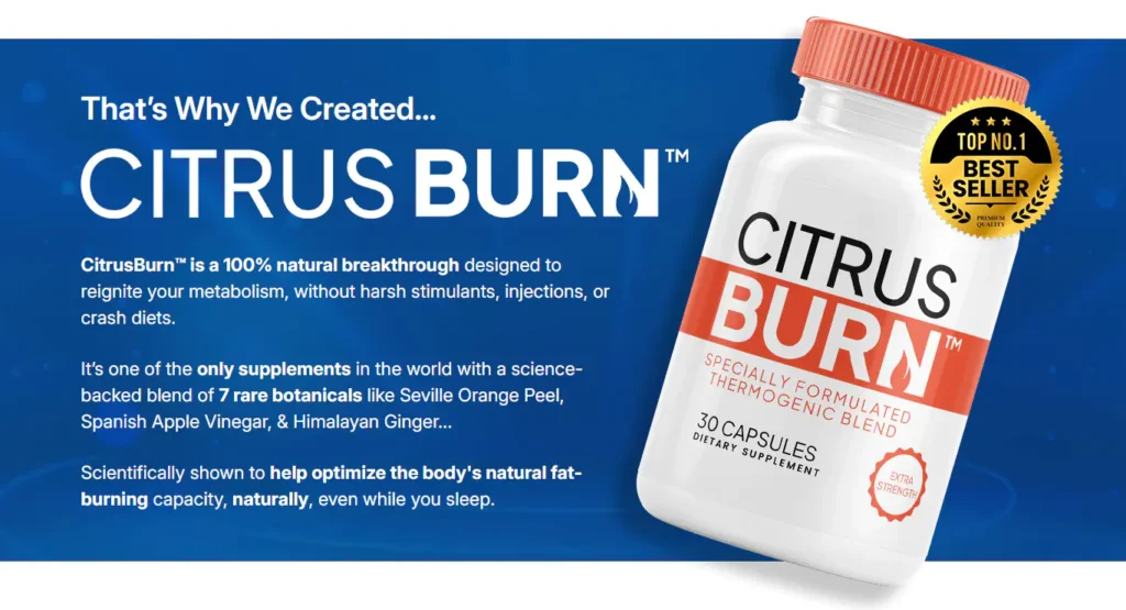 CitrusBurn Supplement Packaging 2026
